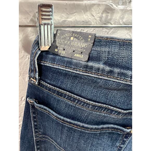 Lucky Brand Sweet Straight Jeans Women’s 26 Ankle Super Stretch FAULTLESS NWT - Picture 9 of 13